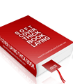 Thick Soft Cover Book Laying With Bookmark